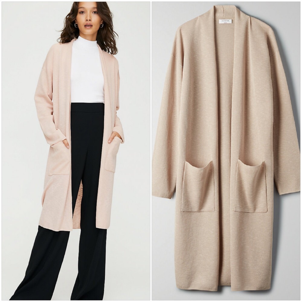 Aritzia Babaton Lance Light Cardigan XS